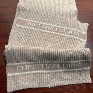 Dior Soft Pink and Cream Knit Accessory